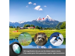 Monocular 16x52 Para Adultos Y Niños, Doble Enfoque, Para Observación De Aves, Caza, Acampada Y Conciertos.