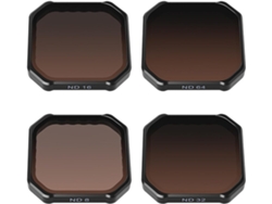 Juego De 4 Filtros Nd8, Nd16, Nd32 Y Nd64 Para Cámaras De Acción Acepro2 Con Revestimiento Impermeable Y