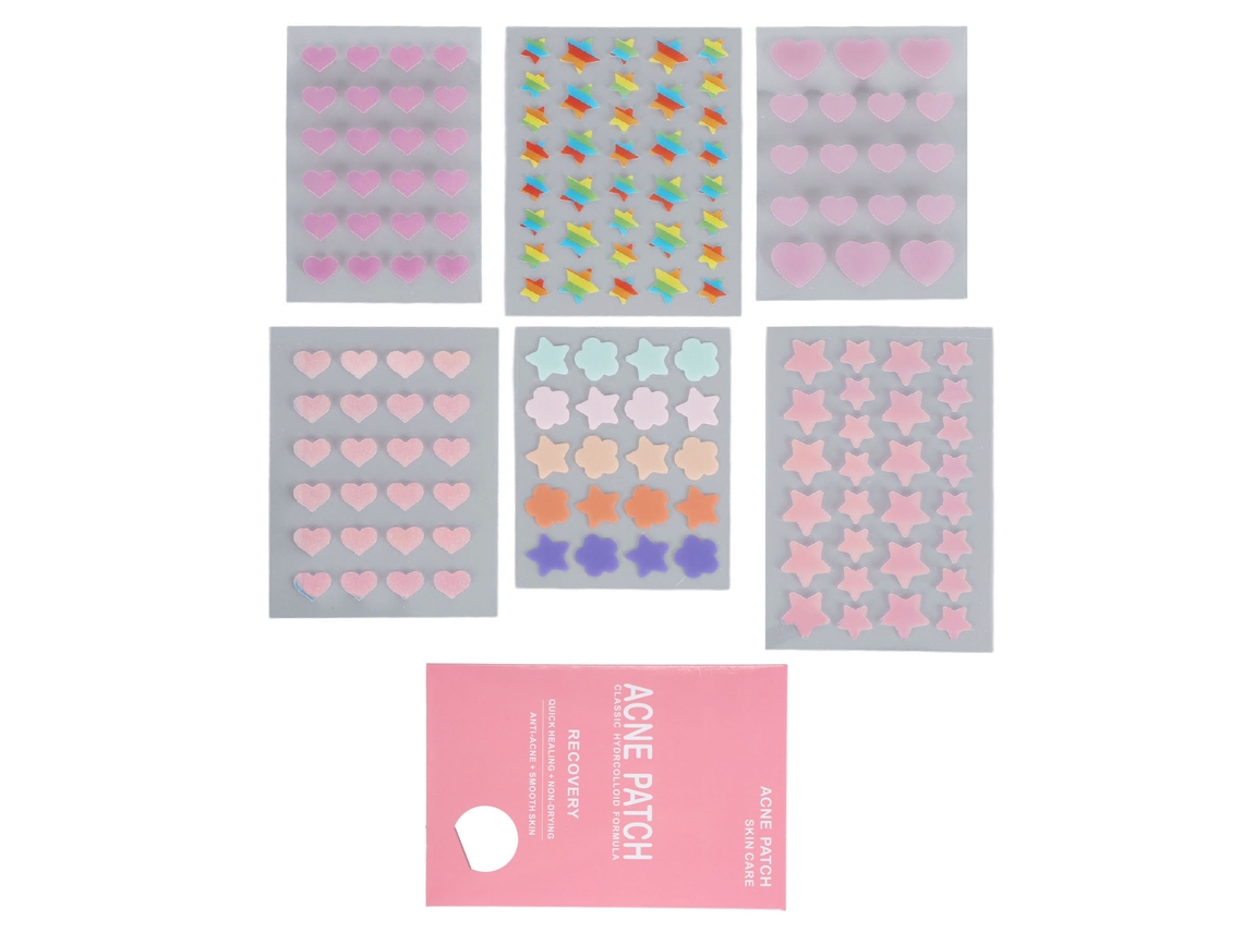 150 Parches Hidrocoloides Para Espinillas Absorción De Secreciones, Parches Para Manchas Cariñosos Y Coloridos Para Cubrir Espinillas