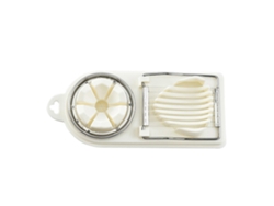 Cortador de huevos multifuncional 2 en 1 de acero inoxidable para frutas y huevos - Accesorios de cocina