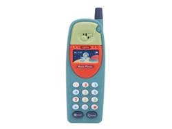 Rebe-teléfono Juguete Para Bebés Y Niños Pequeños, Teléfono Móvil Educativo Con Música, Plástico Azul Claro
