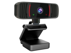 Cámara web con micrófono para escritorio 1080P HD Cámaras web USB Cámara de computadora para computadora portátil Negro YEMAESRE