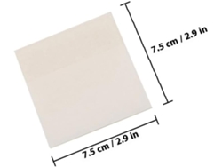 Bloc de notas adhesivas portátil, bloc multiusos para el hogar y la oficina, Gokoco Sticky Notes