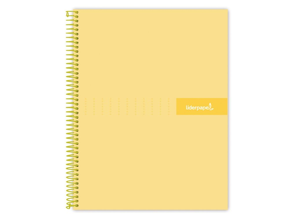 Cuaderno LIDERPAPEL Crafty Séries 90g/m² Amarillo (A4)