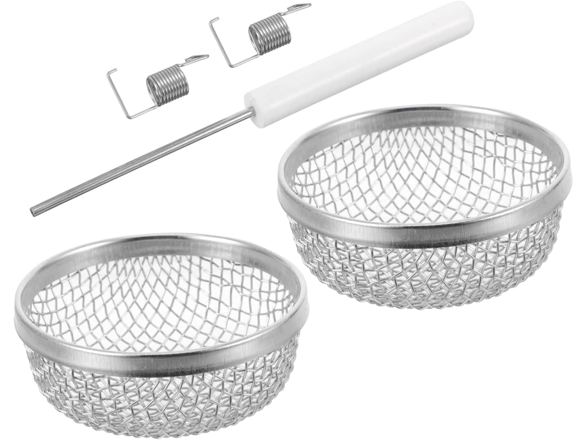 Conjunto De 2 Tampas De Ventilação Em Aço Inoxidável Para Camping