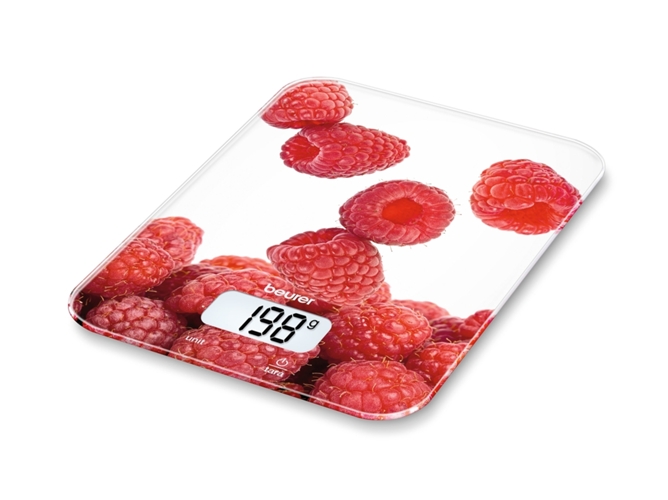 Báscula de cocina BEURER KS19 Berry (Capacidad: 5 Kg - Precisión: 1 g)