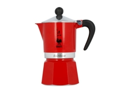 Cafetera Italiana BIALETTI Rainbow 6 Tazas Rojo Metal Aluminio 240 ml 300 ml