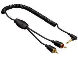 Cable de Audio HAMA (75 cm - Negro)