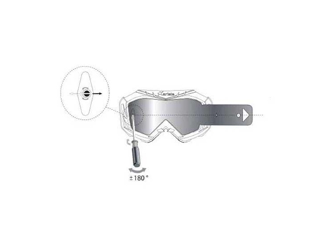 Casco ARIETE Tear Offs Racing Pins