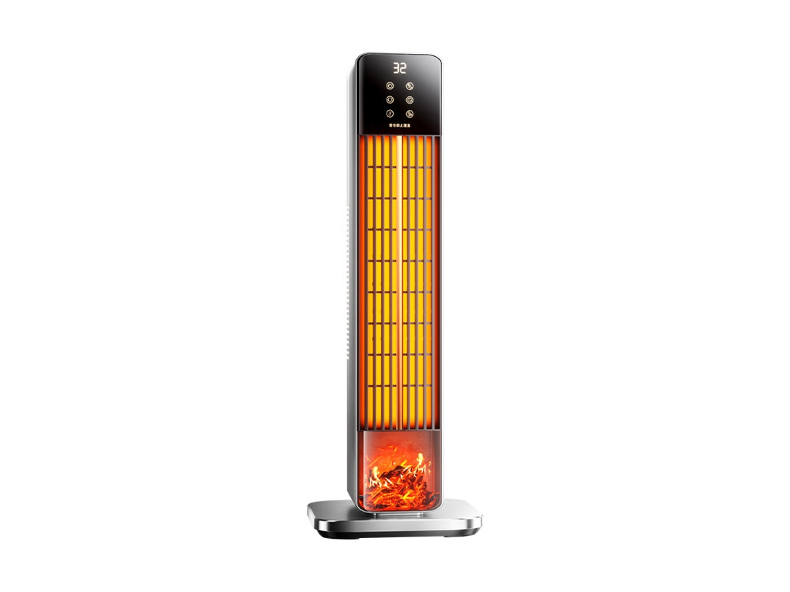 Aquecedor De Rodapé Com Ventilador, Aquecimento Rápido, Controle Por Voz, Uso Vertical/horizontal, Para Grandes Ambientes No Inverno