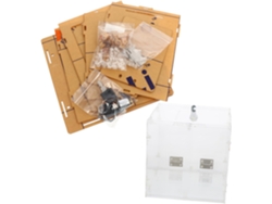 Caja De Donaciones De Acrílico Transparente De 20x20x20 Cm Con Cerradura.