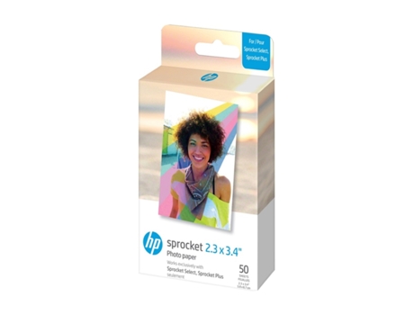 Papel Fotográfico HP para Sprocket Select y Sprocket Plus 5 8 x 8 7 cm Pack 50 Hojas