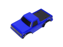 Carrocería Para Coche Rc Con Base De Ruedas Resistente A Impactos De 125 Mm, Accesorio Para Axial Scx24 1:24 Blue Track Vehicle