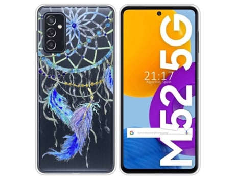 Carcasa Samsung Galaxy M52 5G TUMUNDOSMARTPHONE Dibujos Transparente Multicolor