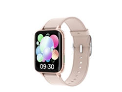 Reloj inteligente Mdug (cuero rosa)