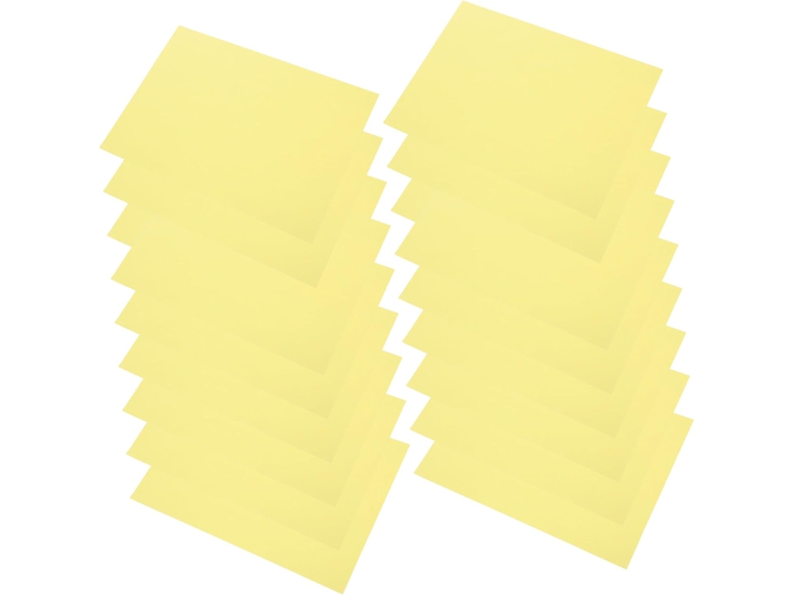 200 Hojas De Papel De Impresión Multiusos Para Imprimir, Escribir Y Manualidades, Color Amarillo Claro.