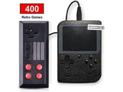 Consola portátil, 400 juegos clásicos, pantalla LCD de 3 pulgadas, sistema Gameboy FC, consola de videojuegos retro con soporte de conexión.