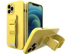 Funda Apple iPhone 12 Pro LANYARD Lisa (Amarillo)