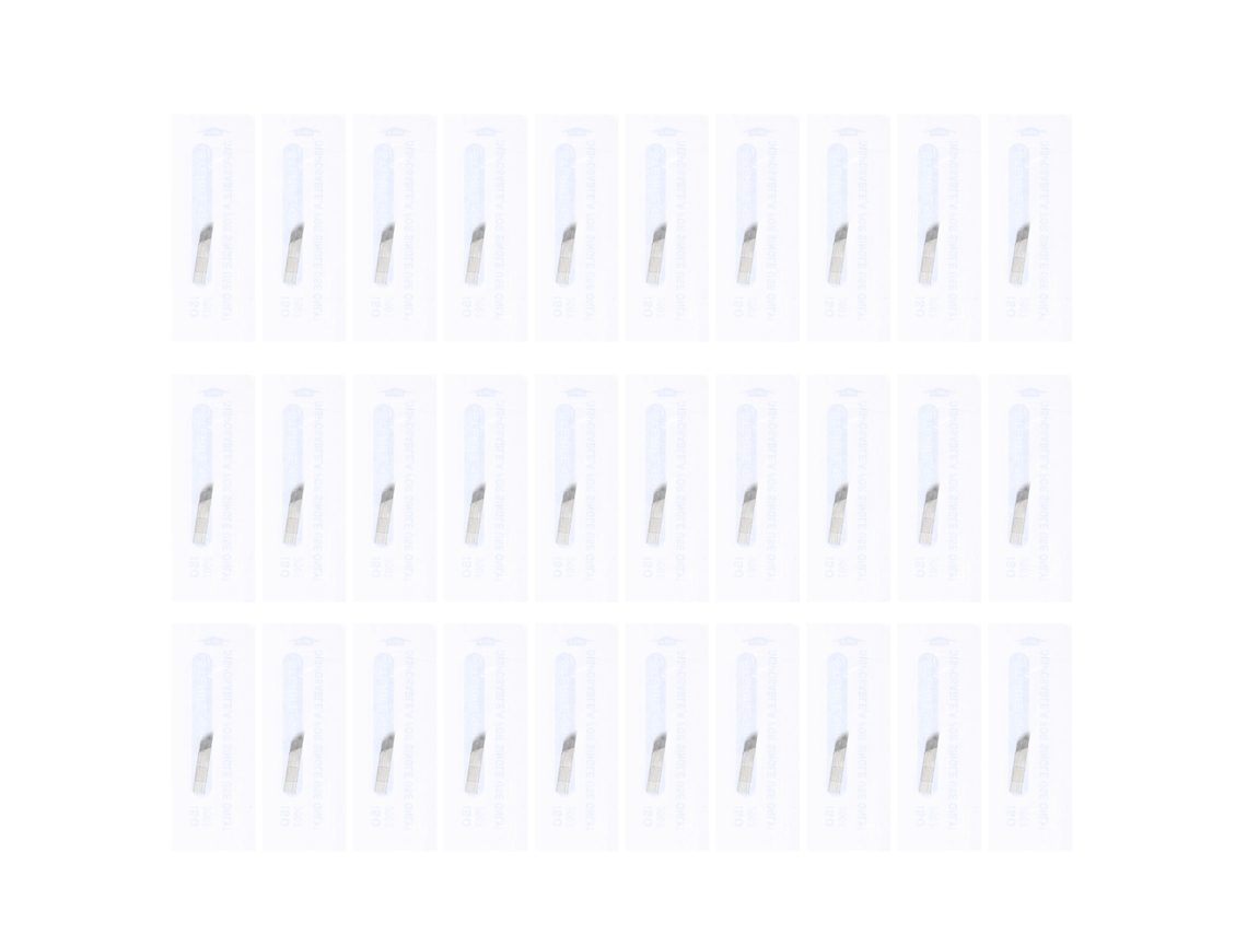 50 Agujas Para Microblading De Cejas Semipermanente, Manuales, 0,3 Mm, 14 Agujas