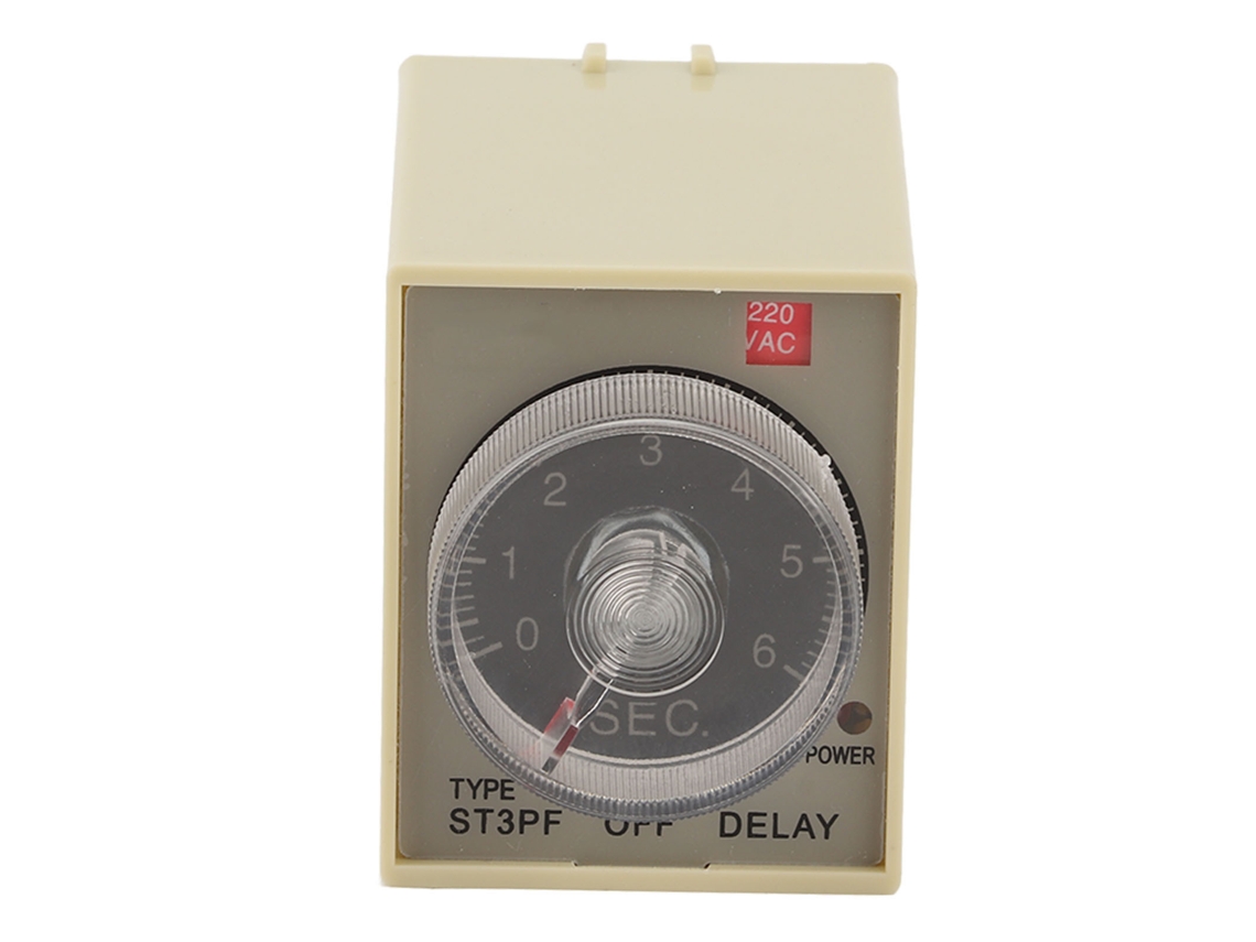 Relé temporizador ajustable, apagado temporizado, accesorio ST3PF de 200-220 V