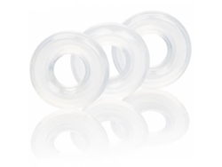 Cockring De Silicona Juego De 3 Cockrings Apiladores Flexibles 20 Mm CALEXOTICS