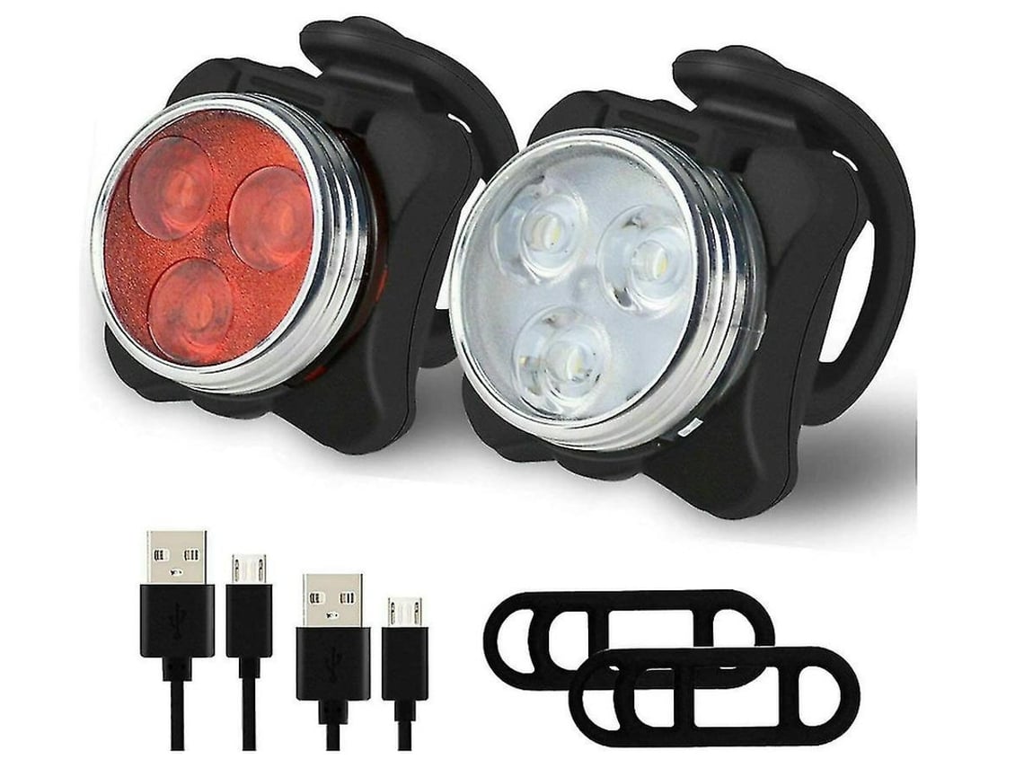 Juego de luces para bicicleta YIZHOOD DES836 (negro)