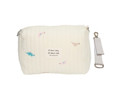 Bolsa Organizadora De Pañales De Algodón De Gran Capacidad Con Bordado, Ideal Para Cochecitos De Bebé.