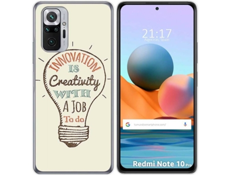 Carcasa Xiaomi Redmi Note 10 Pro TUMUNDOSMARTPHONE Creativity Multicolor