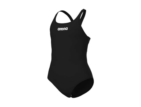 Bañador de Niña para Natación ARENA Pieza Team Solid Blanco (10/11 Años)