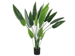 Ave del paraíso artificial, grande, 110 cm, planta artificial, plantas artificiales de plástico, ave del paraíso, aspecto real Zkaka