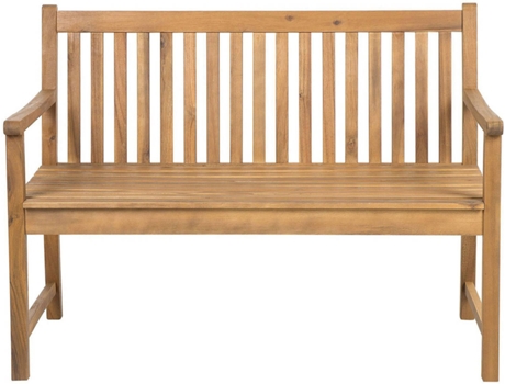 Banco de jardín de madera 120 cm BELIANI Vivara