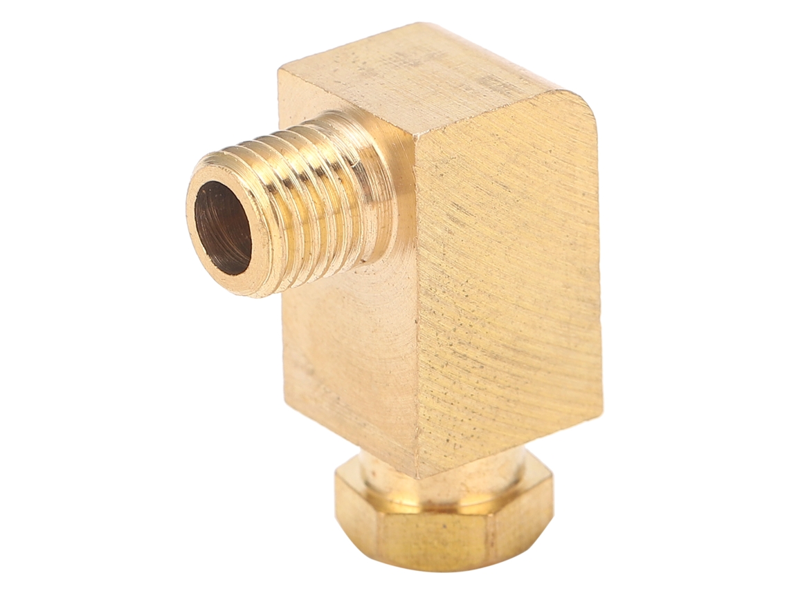Conector De Codo De Latón De 90 Grados Para Sistema De Lubricación Por Compresión De 6 Mm M8 X 1 Pl608
