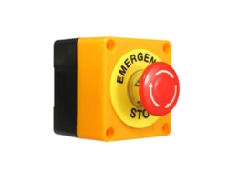 2pcs Botón De Parada De Emergencia Lay37-11zs Para Ascensores Caja De Interruptor Auto-bloqueo 22mm Abs Como Se Muestra