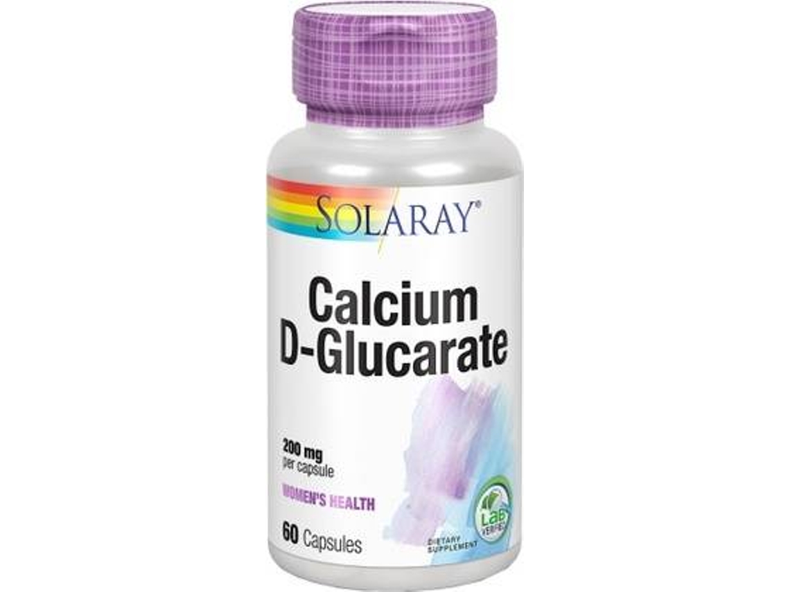 Complemento Alimentar SOLARAY D-Glucarato (60 cápsulas de 200mg)