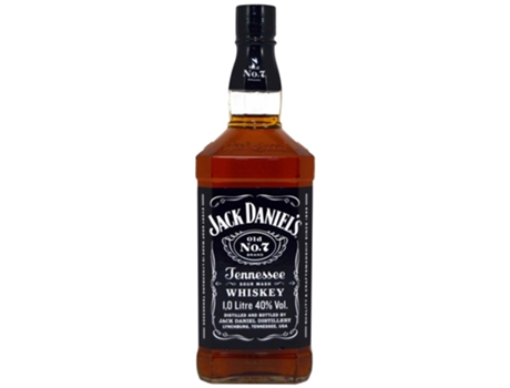Whisky Bourbon JACK DANIEL'S Jack Daniel's Old No. 7 (1 L - 1 unidad)