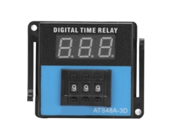 Relé De Tiempo Profesional Ats48a-3d Con Retardo De Ciclo Ajustable, Control De Relé Dc24v