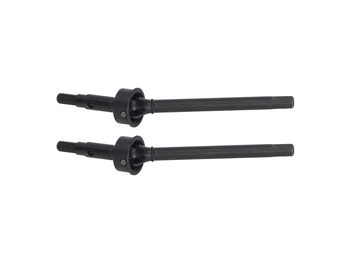 Traxxas 1/18 Rc Car Cvd Steel Front Drive Shaft Trx4m Black 2pcs