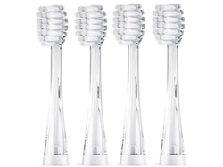 Cabezales De Cepillo De Dientes Eléctricos Compatibles Para Niños (4 Pequeños) - Yunchi K3/seago Sg-513/dada-tech Dt-bb1/brush Baby Wildones