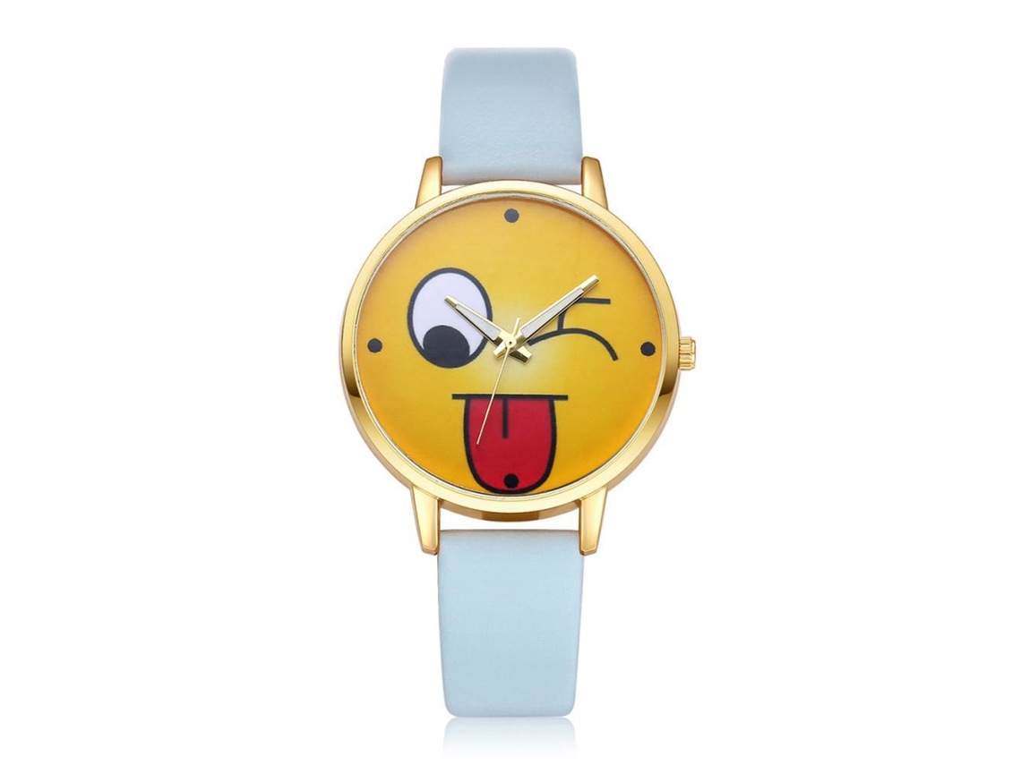 Reloj De Pulsera De Cuero De Moda Para Hombre/mujer Con Esfera Redonda De Cuarzo (rojo)