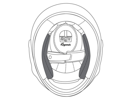 Casco AGV X3000 Cheek Pads