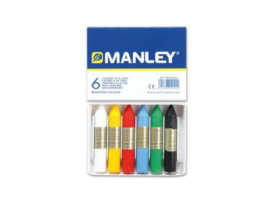 Lápis de Cera MANLEY 6 Núcleos