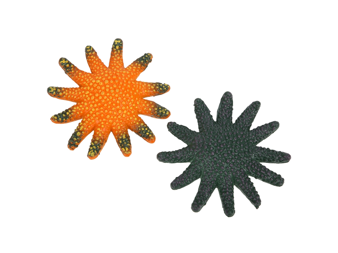 2pcs Modelo Estrela-do-mar Simulada Alivia Estresse Educativo Para Crianças Acima De 3 Anos