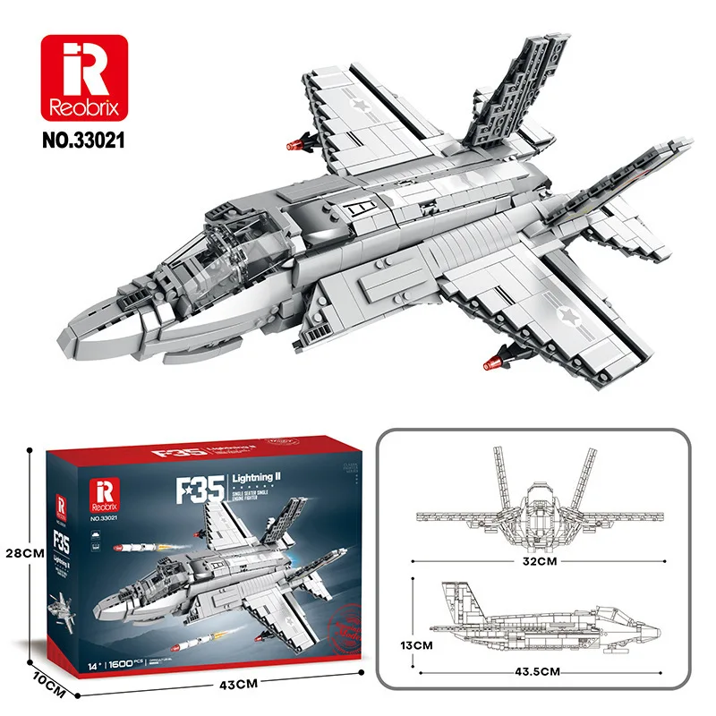 Juguetes de bloques de construcción militares en miniatura