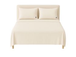 Set Sábanas Ocre (270x280cm) con 2 Fundas Almohada (50x105cm) - 100% Algodón SCALPERS