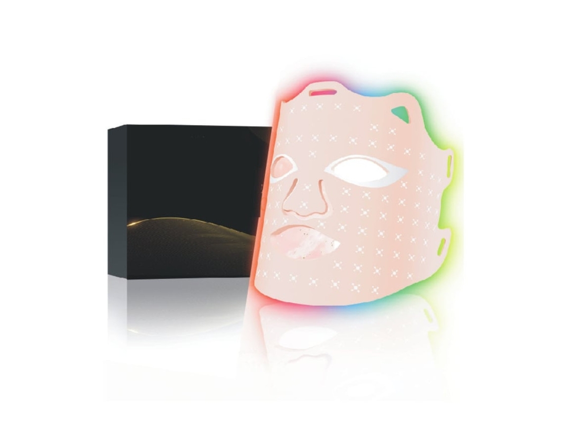 Terapia De Luz Vermelha Para Rosto Terapia De Luz De Máscara Facial Led Em Casa Terapia De Luz De Máscara Facial Led De 7 Cores Branco Yizhood