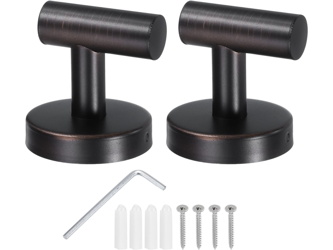 2 Ganchos De Baño Impermeables De Acero Inoxidable Para Toallas/ropa, Para Puertas De Cocina,