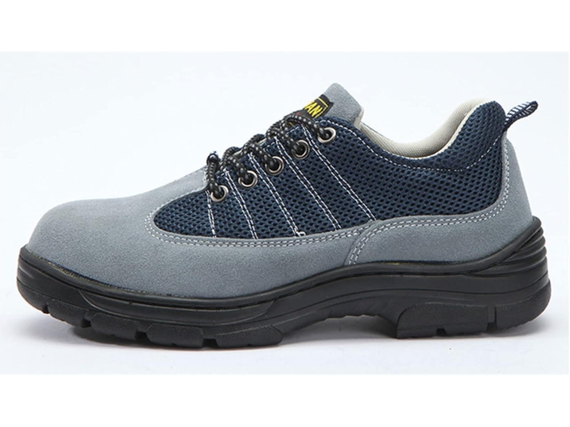 Zapatillas De Seguridad Para Hombre Y Mujer Con Puntera De Acero: Ligeras, Transpirables Y Antideslizantes (color: Gris) — 39