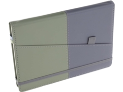 Libreta portátil A5 con pestañas alfabéticas, libreta de direcciones web gris y verde, bloc de notas Gokoco
