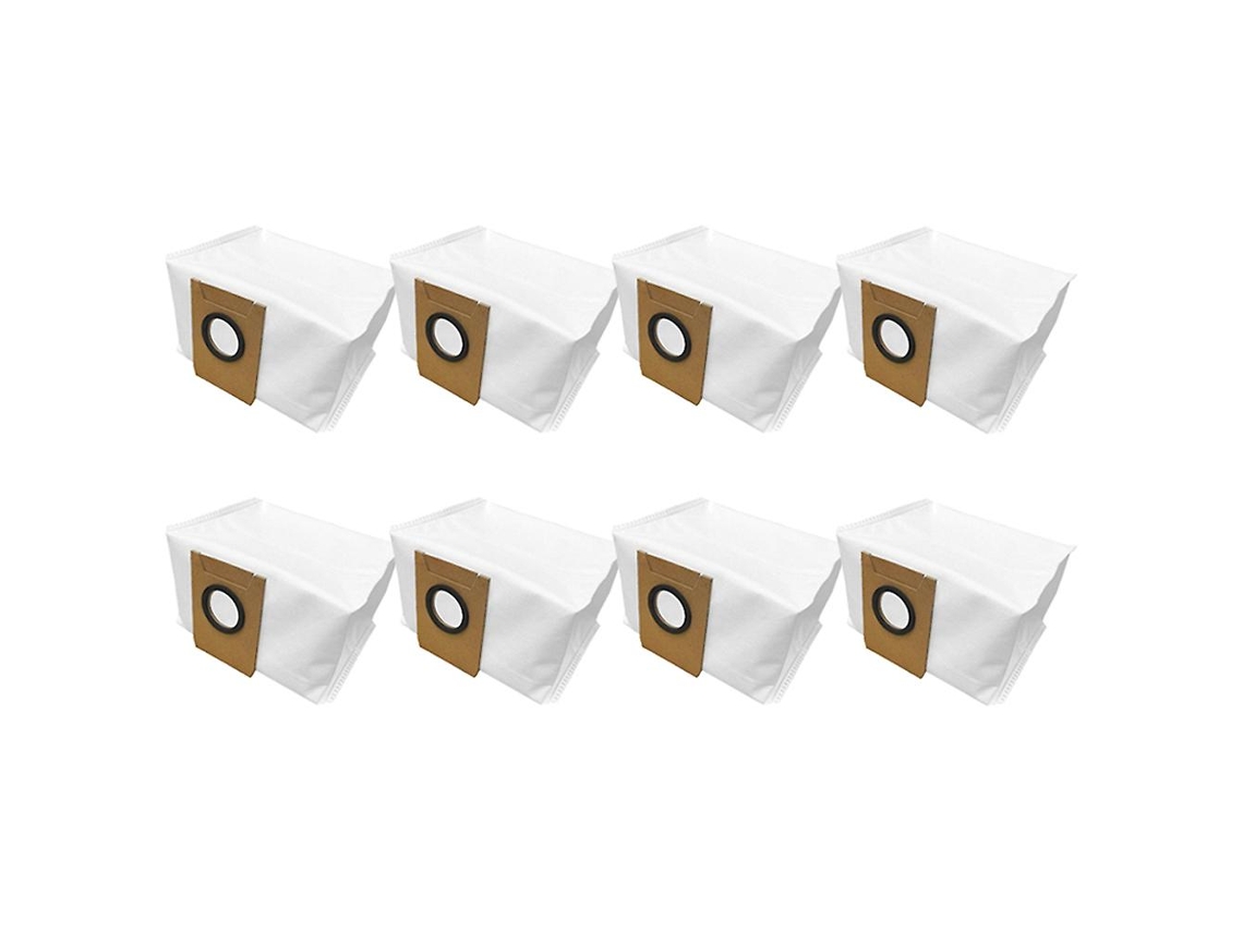 Pacote com 8 kits de saco de pó de substituição para ecovacs deebot x1 turbo