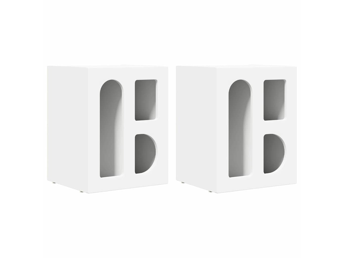 Maison Exclusive - Mesita De Noche 2 Pcs 40 X 35 X 50 Cm Madera De Ingeniería